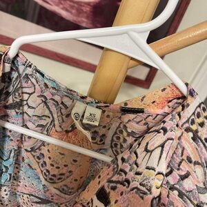 Colorful Patterned Blouse